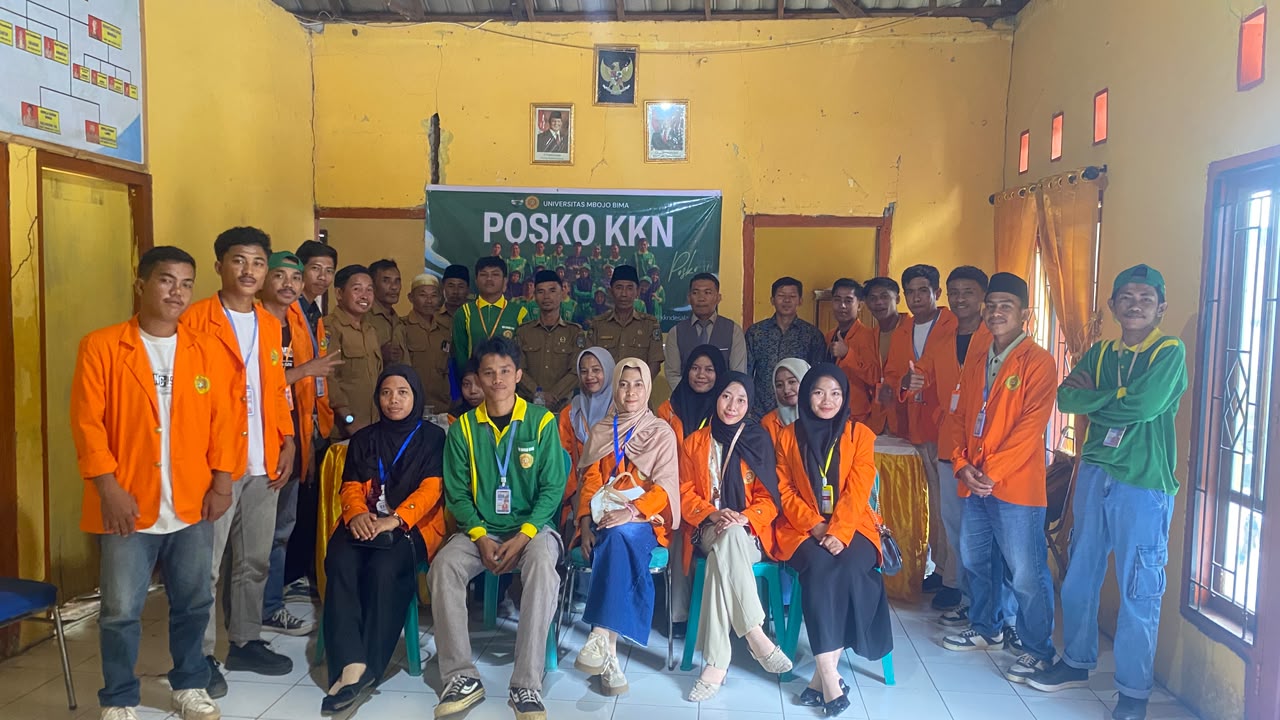 Penerimaan Secara Resmi Mahasiswa KKN Universitas Mbojo Bima